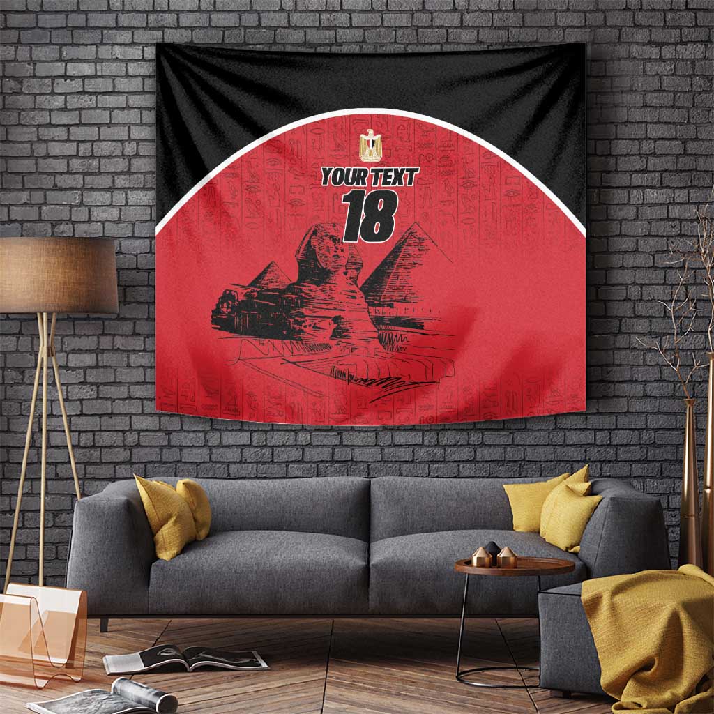 Custom Egypt Football Tapestry Pharaohs Heritage Pyramid