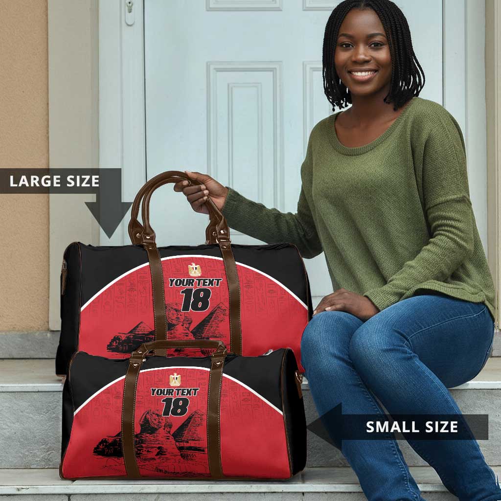 Custom Egypt Football Travel Bag Pharaohs Heritage Pyramid