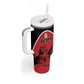 Custom Egypt Football Tumbler With Handle Pharaohs Heritage Pyramid