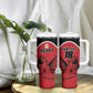 Custom Egypt Football Tumbler With Handle Pharaohs Heritage Pyramid
