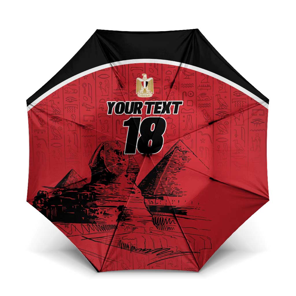 Custom Egypt Football Umbrella Pharaohs Heritage Pyramid