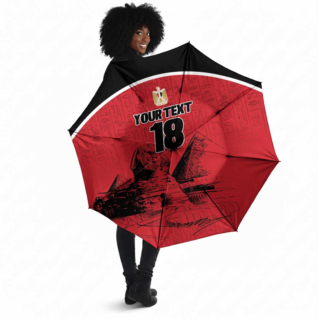 Custom Egypt Football Umbrella Pharaohs Heritage Pyramid