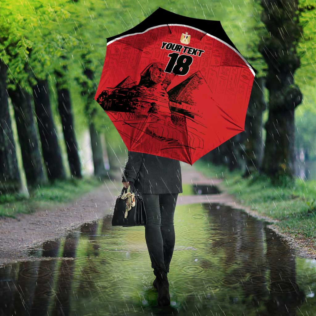 Custom Egypt Football Umbrella Pharaohs Heritage Pyramid