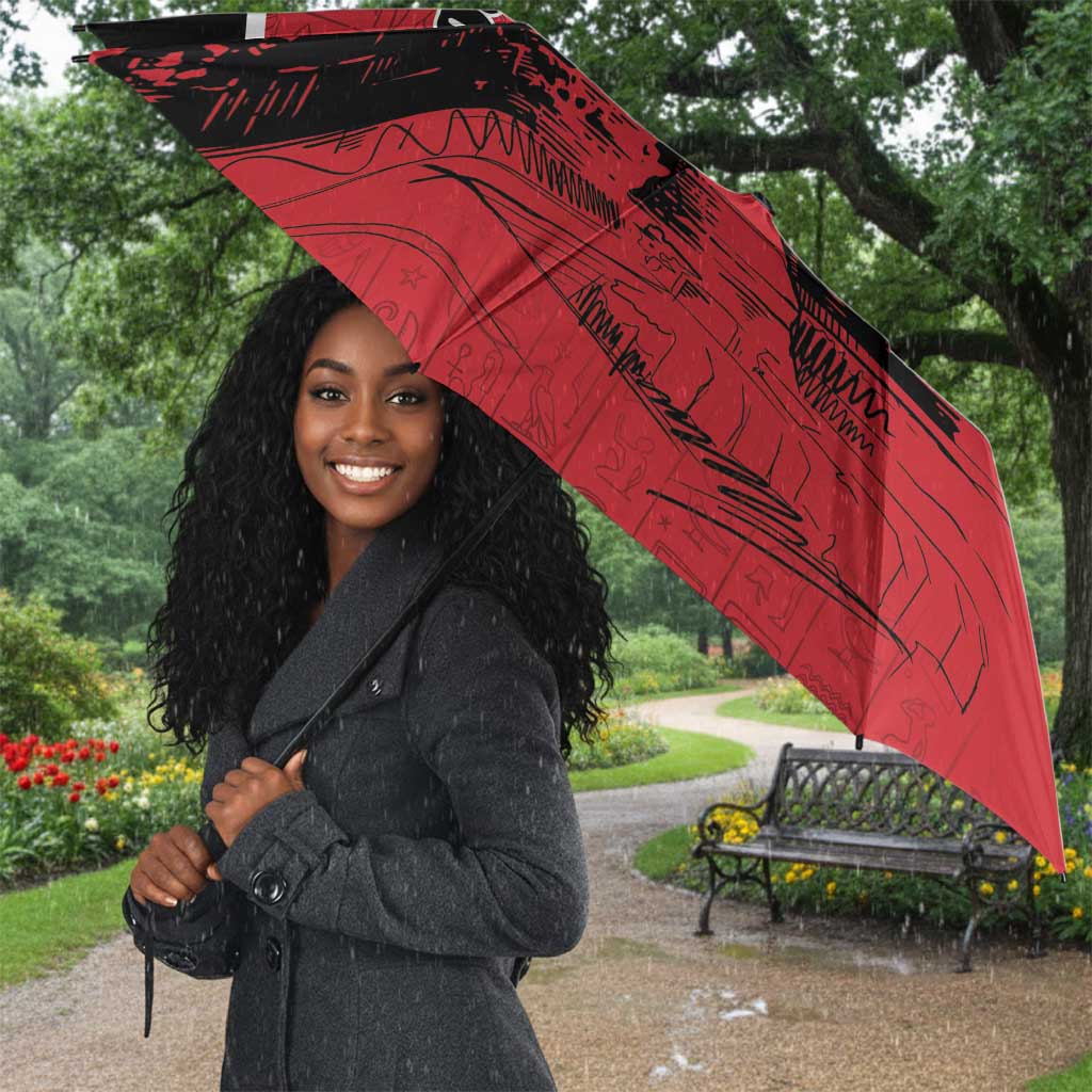 Custom Egypt Football Umbrella Pharaohs Heritage Pyramid