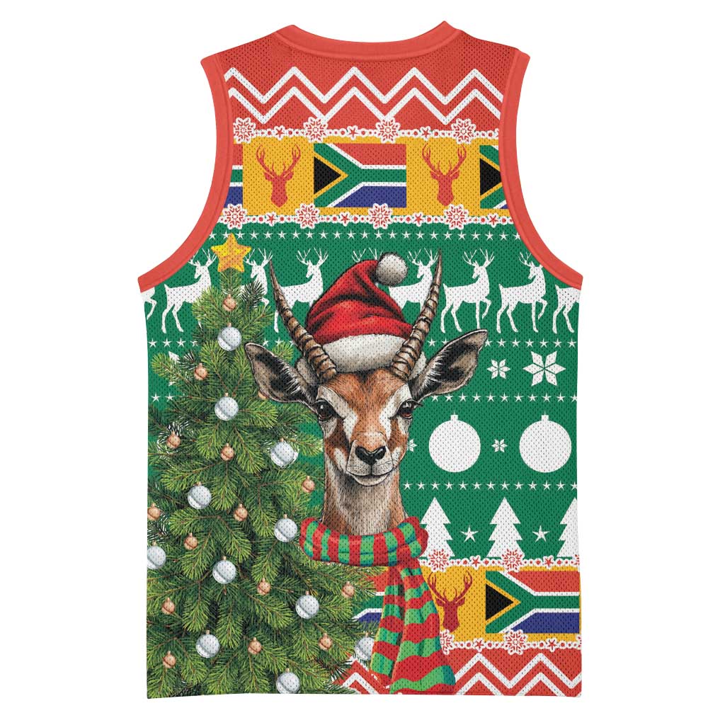 South Africa Springbok Basketball Jersey Christmas Tree - Lightning Art LT18
