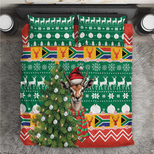 South Africa Springbok Bedding Set Christmas Tree - Lightning Art