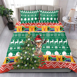 South Africa Springbok Bedding Set Christmas Tree - Lightning Art