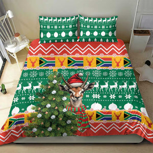 South Africa Springbok Bedding Set Christmas Tree - Lightning Art