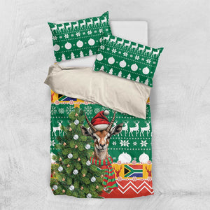 South Africa Springbok Bedding Set Christmas Tree - Lightning Art