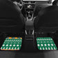South Africa Springbok Car Mats Christmas Tree - Lightning Art