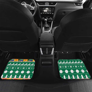 South Africa Springbok Car Mats Christmas Tree - Lightning Art