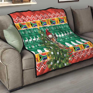 South Africa Springbok Quilt Christmas Tree - Lightning Art