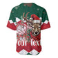 Personalized South Africa Merry Christmas Baseball Jersey Springbok With King Protea