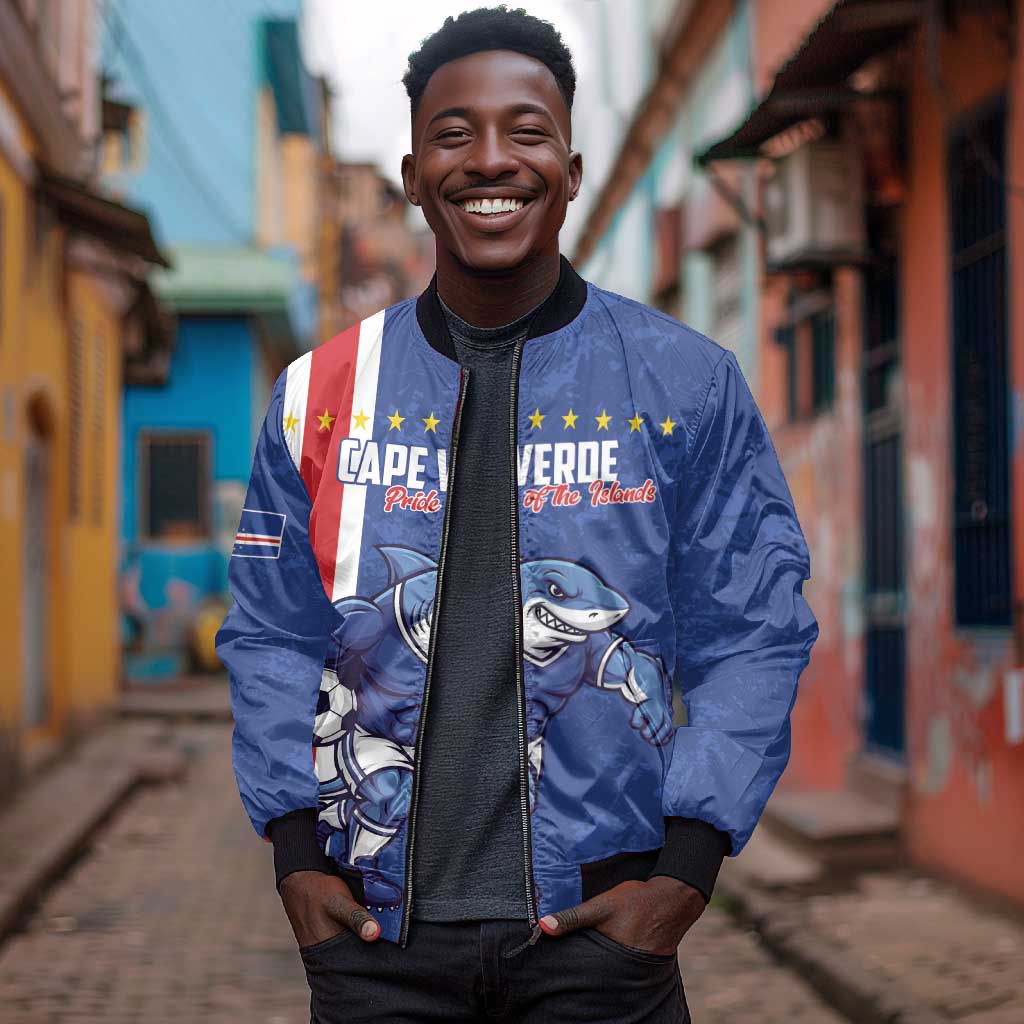 Cape Verde Pride Custom Bomber Jacket The First Voyage Of Champions - African Pride