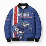 Cape Verde Pride Custom Bomber Puffer Jacket The First Voyage Of Champions