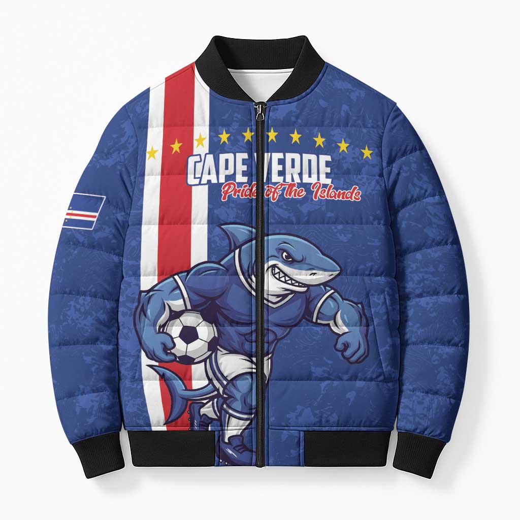 Cape Verde Pride Custom Bomber Puffer Jacket The First Voyage Of Champions