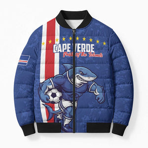 Cape Verde Pride Custom Bomber Puffer Jacket The First Voyage Of Champions
