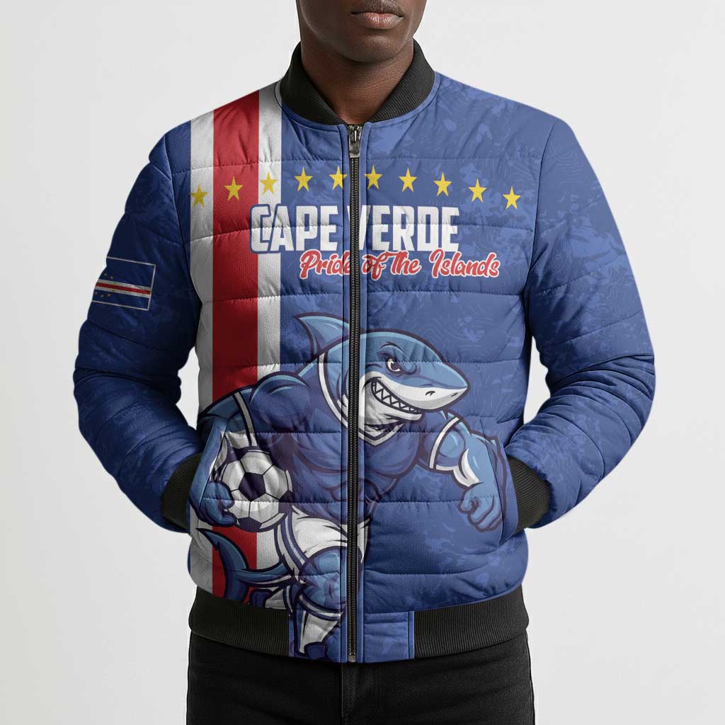 Cape Verde Pride Custom Bomber Puffer Jacket The First Voyage Of Champions