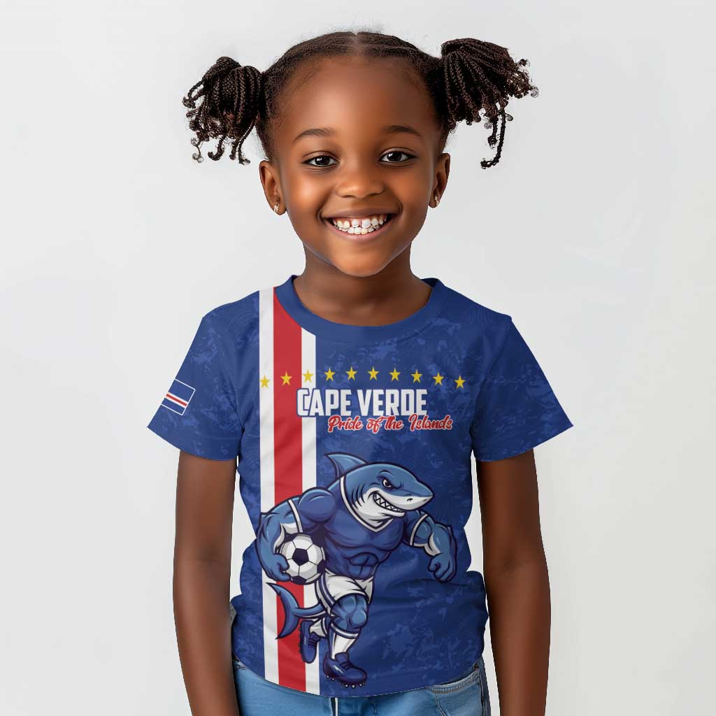 Cape Verde Pride Custom Kid T shirt The First Voyage Of Champions - African Pride