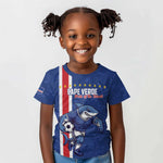 Cape Verde Pride Custom Kid T shirt The First Voyage Of Champions - African Pride