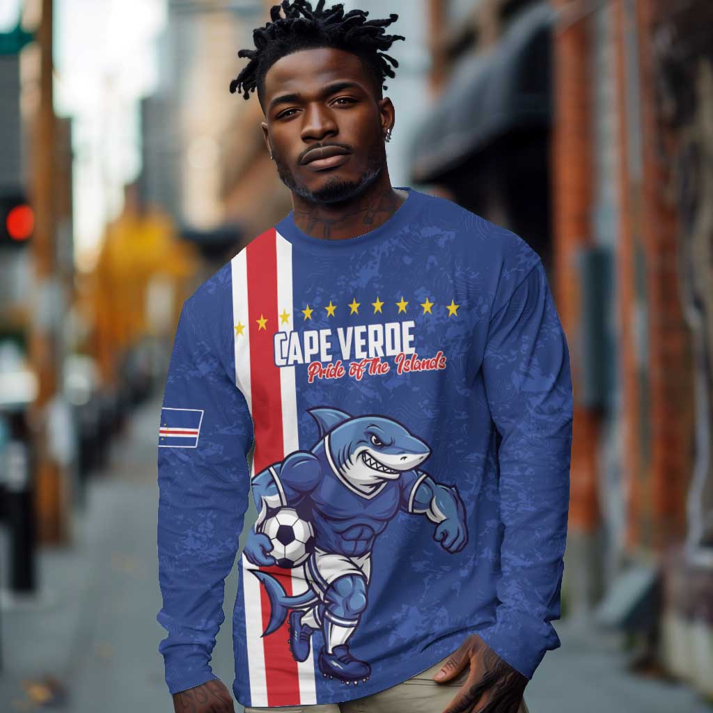 Cape Verde Pride Custom Long Sleeve Shirt The First Voyage Of Champions - African Pride