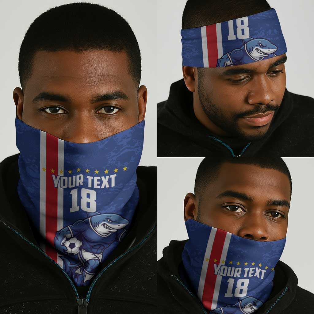 Cape Verde Pride Custom Neck Gaiter The First Voyage Of Champions - African Pride