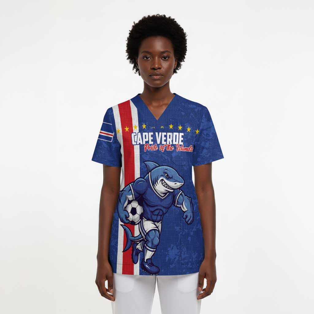 Cape Verde Pride Custom Scrub Top The First Voyage Of Champions - African Pride