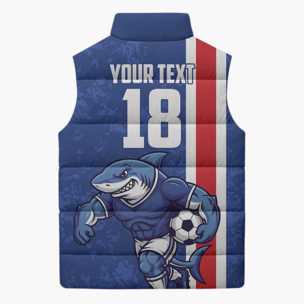 Cape Verde Pride Custom Sleeveless Puffer Jacket The First Voyage Of Champions
