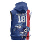 Cape Verde Pride Custom Sleeveless Zip Hoodie The First Voyage Of Champions - African Pride
