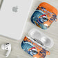 Christmas Cape Verde AirPods Case Funny Shark Surfing