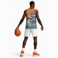 Christmas Cape Verde Basketball Jersey Funny Shark Surfing LT18