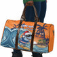 Christmas Cape Verde Travel Bag Funny Shark Surfing