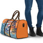 Christmas Cape Verde Travel Bag Funny Shark Surfing