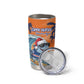 Christmas Cape Verde Tumbler Cup Funny Shark Surfing - African Pride