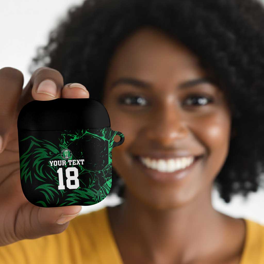Custom Nigeria Football AirPods Case Super Eagles Power