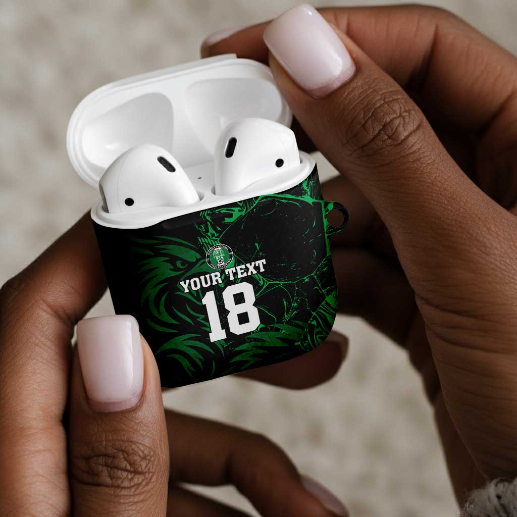 Custom Nigeria Football AirPods Case Super Eagles Power