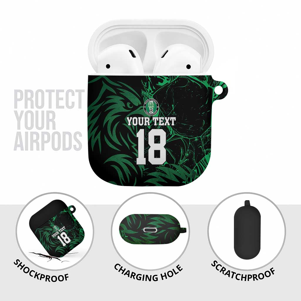 Custom Nigeria Football AirPods Case Super Eagles Power