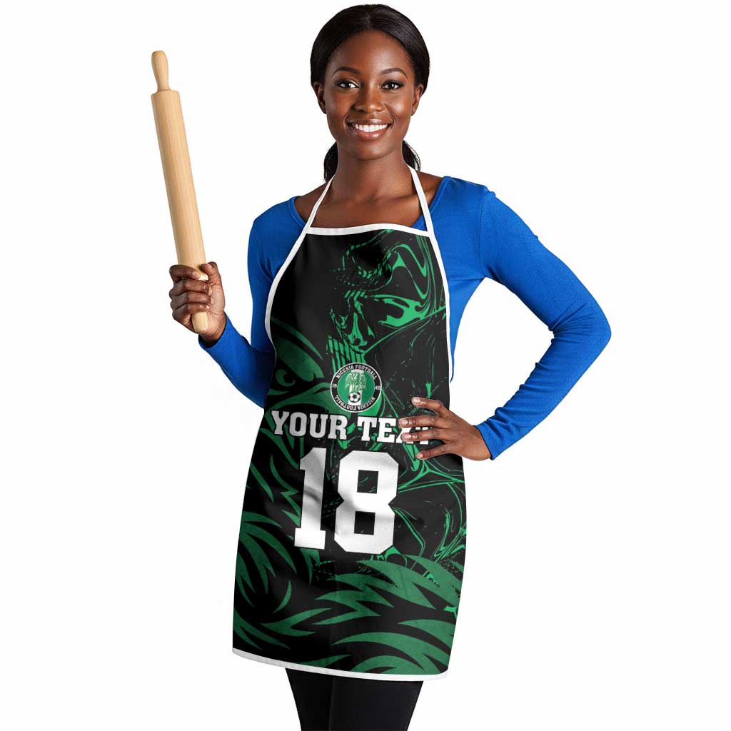 Custom Nigeria Football Apron Super Eagles Power