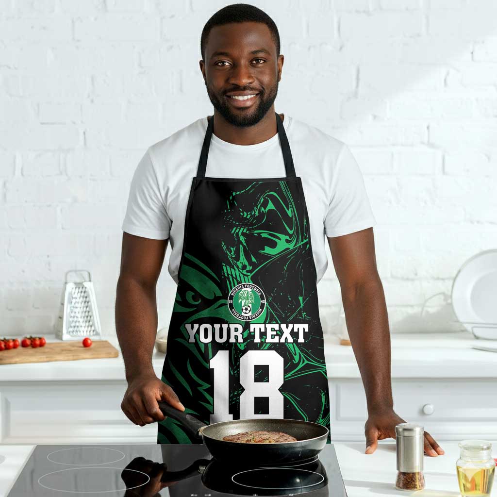 Custom Nigeria Football Apron Super Eagles Power