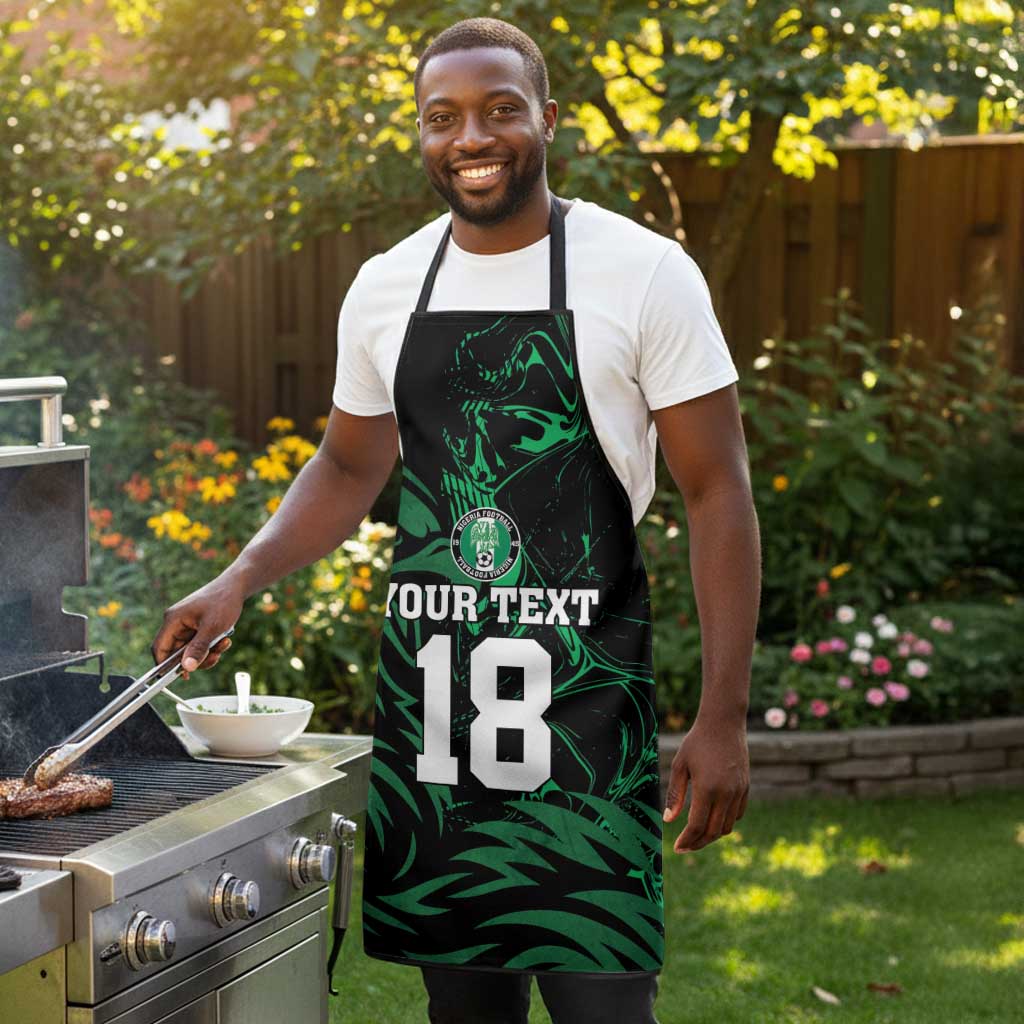 Custom Nigeria Football Apron Super Eagles Power