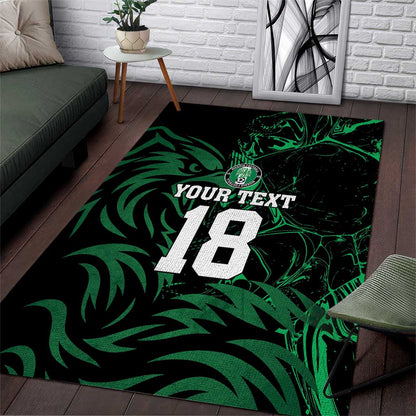 Custom Nigeria Football Area Rug Super Eagles Power