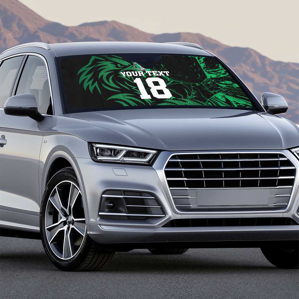 Custom Nigeria Football Auto Sun Shade Super Eagles Power