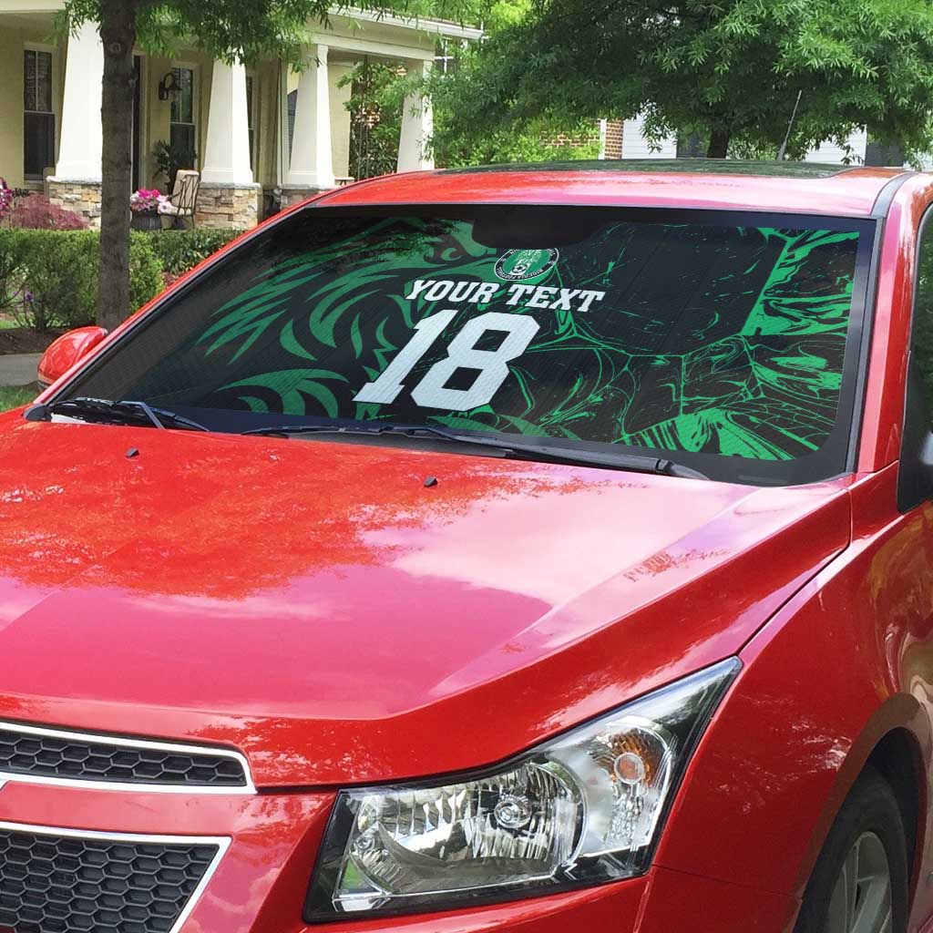 Custom Nigeria Football Auto Sun Shade Super Eagles Power