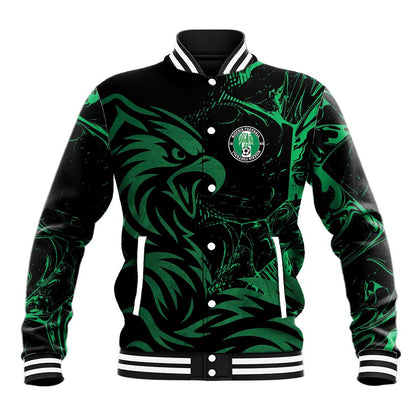 Custom Nigeria Football Baseball Jacket Super Eagles Power