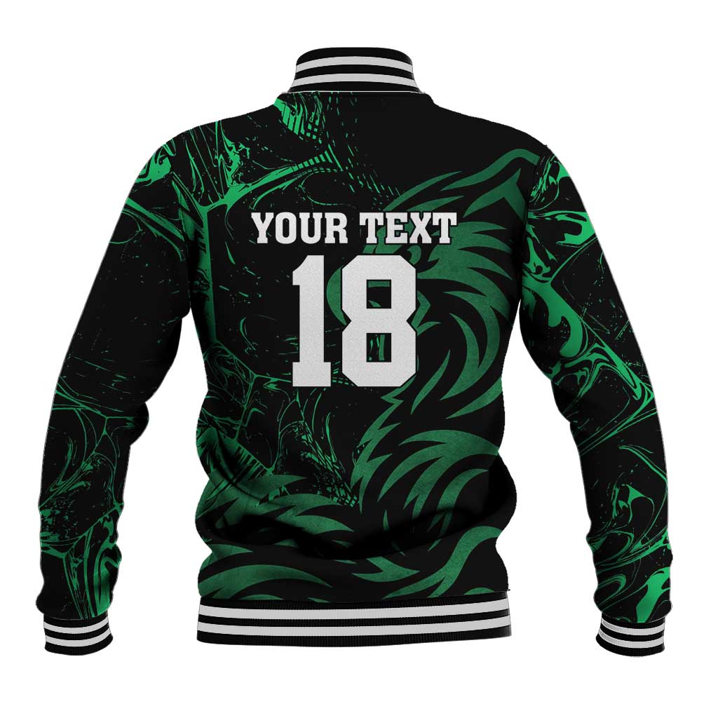 Custom Nigeria Football Baseball Jacket Super Eagles Power