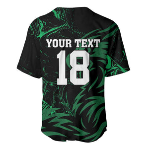 Custom Nigeria Football Baseball Jersey Super Eagles Power