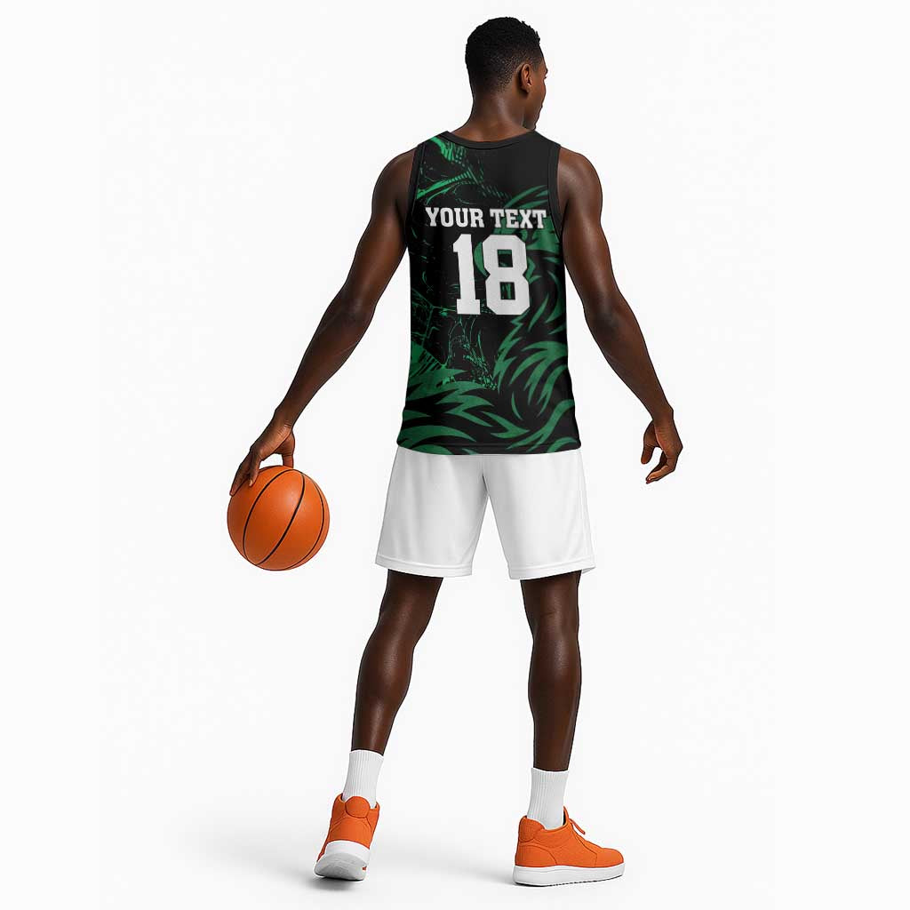 Custom Nigeria Football Basketball Jersey Super Eagles Power