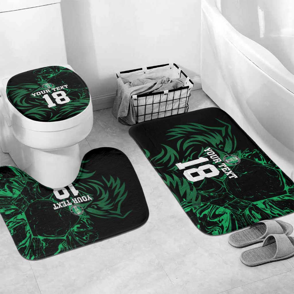 Custom Nigeria Football Bathroom Set Super Eagles Power