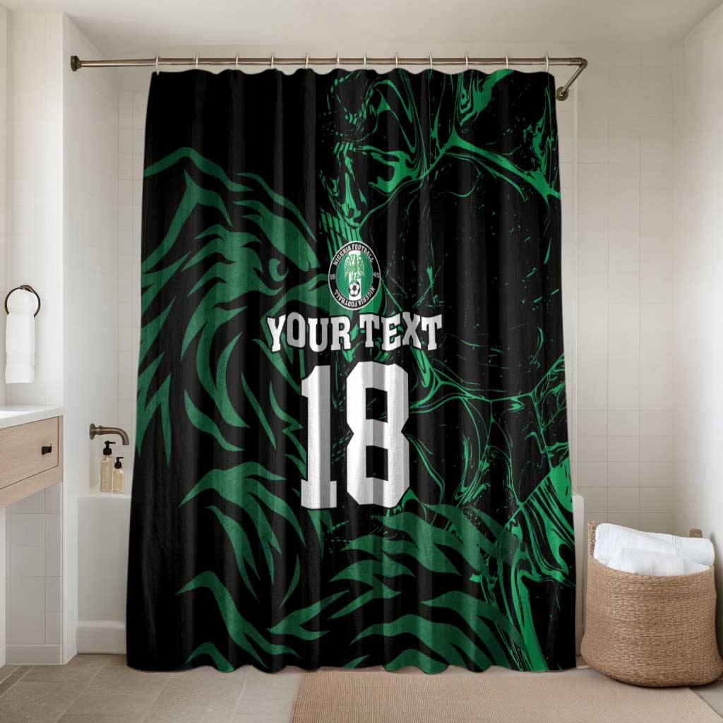 Custom Nigeria Football Bathroom Set Super Eagles Power