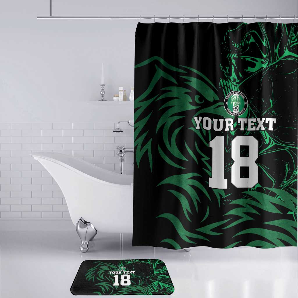 Custom Nigeria Football Bathroom Set Super Eagles Power